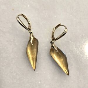Alexis Bittar Elegant Gold Drop Earrings
